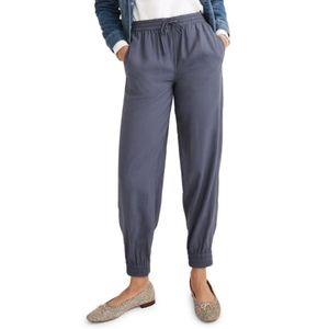 Madewell Drawstring Track Trousers Joggers Purple Sunfaded Indigo Size Large